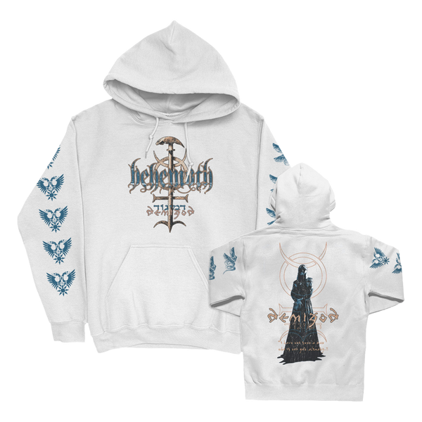 behemoth Demigod PO Hoodie White