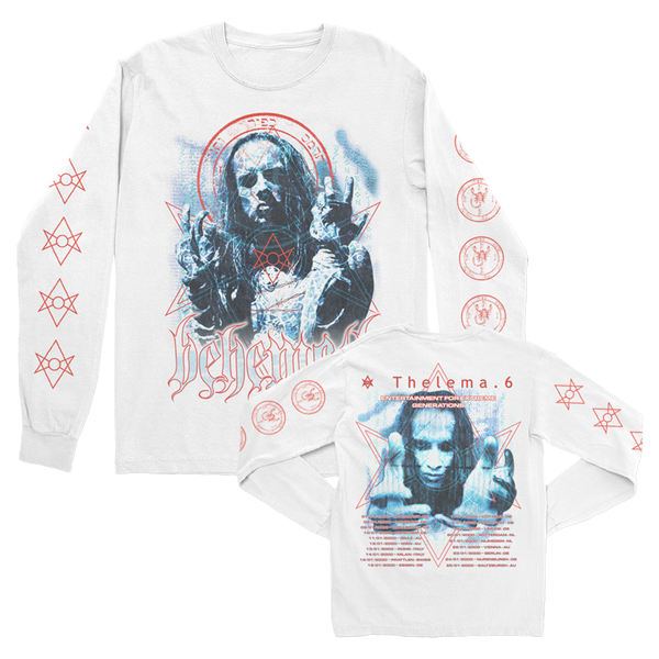 behemoth Thelema.6 EU Tour Long Sleeve White