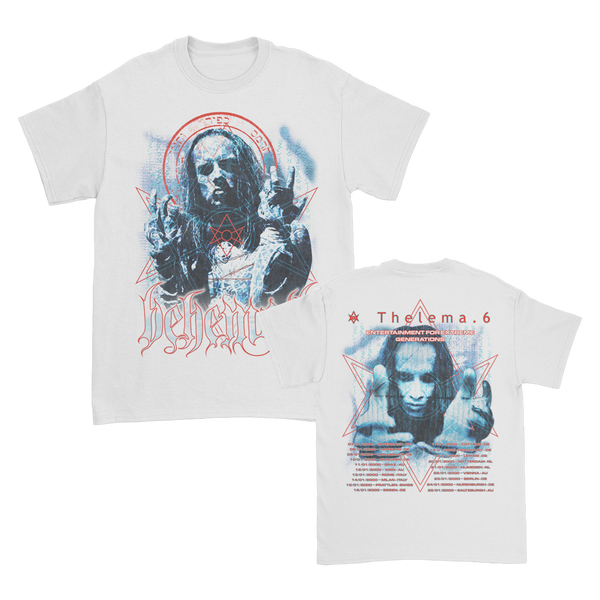 behemoth Thelema.6 EU Tour Tee White