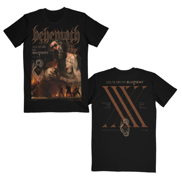 behemoth XXX Years Ov Blasphemy Cover Tee