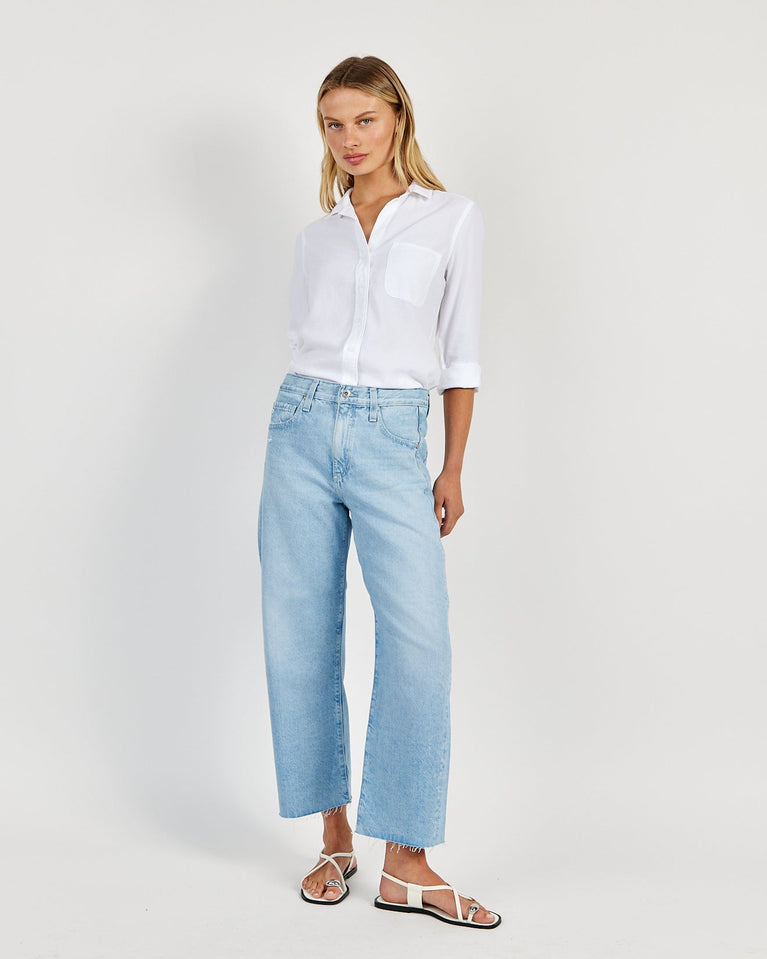 bella dahl AG Jeans Hattie Crop High Rise Barrel - Sunrise