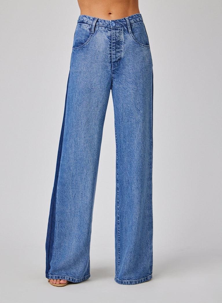 Bella Dahl Anya Side Tacked Released Jean - Vintage Laguna Wash