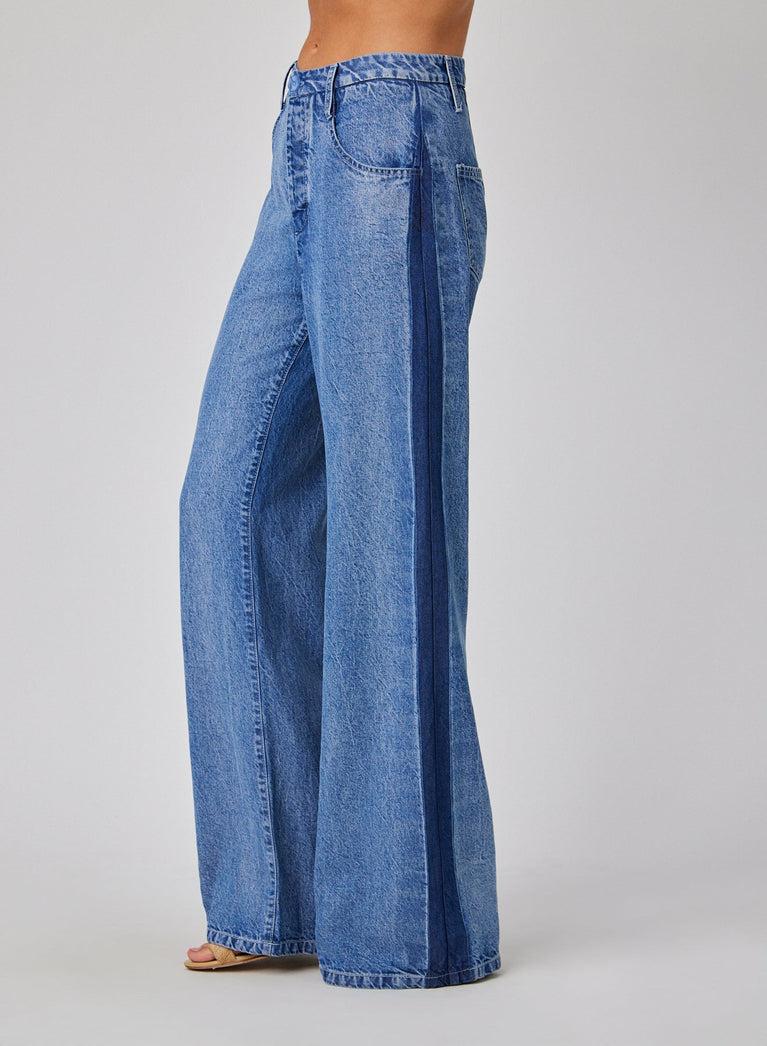 Bella Dahl Anya Side Tacked Released Jean - Vintage Laguna Wash