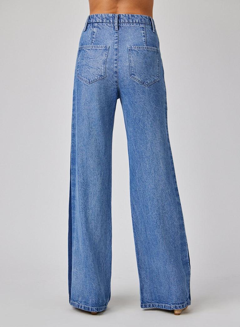 Bella Dahl Anya Side Tacked Released Jean - Vintage Laguna Wash