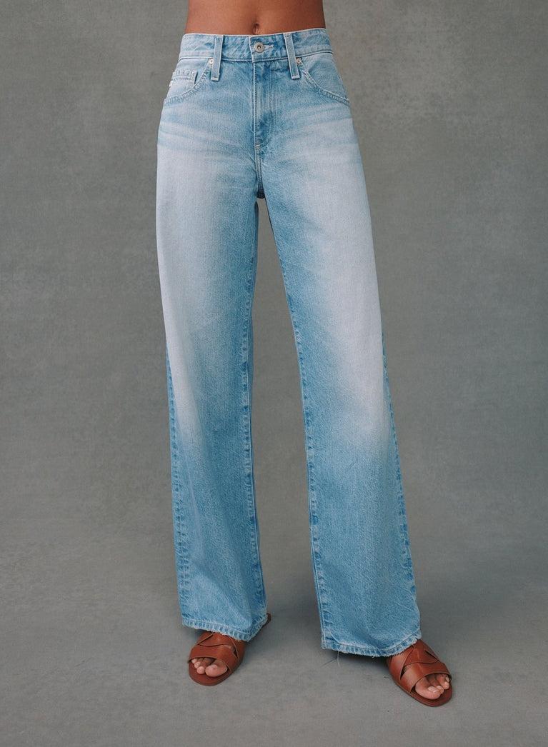 Bella Dahl AG Jeans Adria Low Rise Wide Leg - Siren