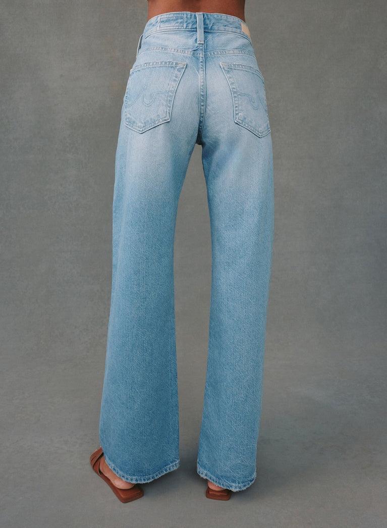 Bella Dahl AG Jeans Adria Low Rise Wide Leg - Siren