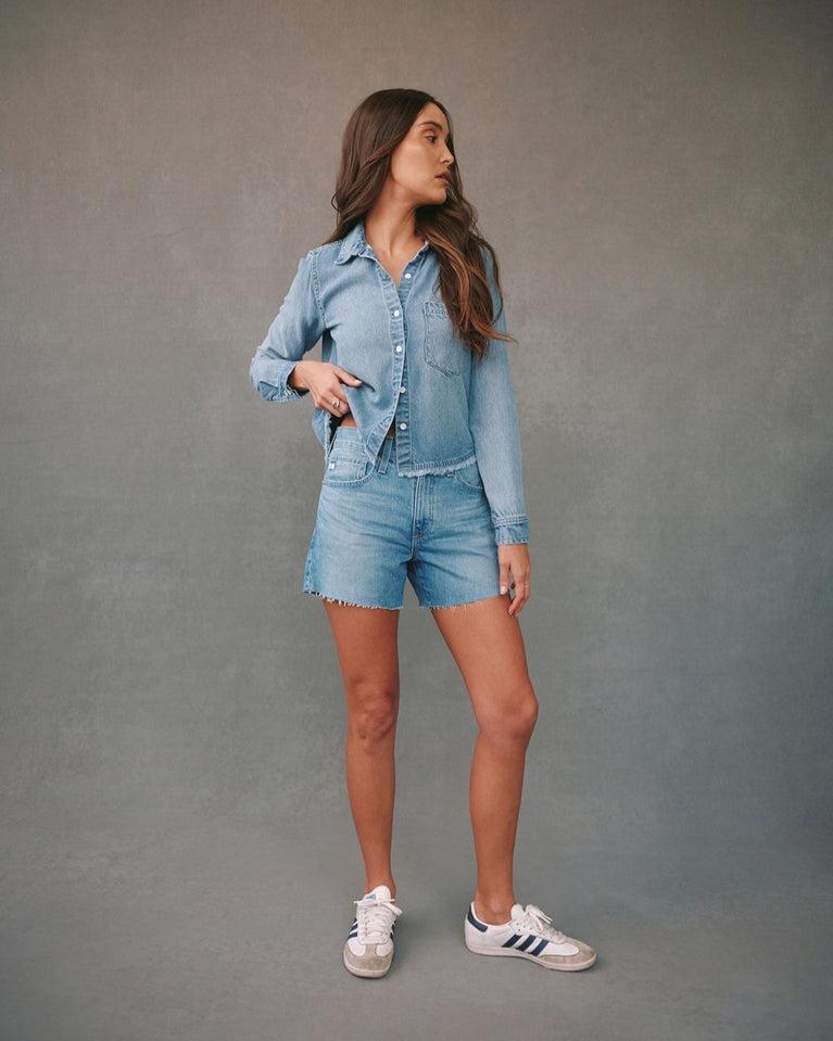 bella dahl Ag Jeans Halle Relaxed Short - Flashback