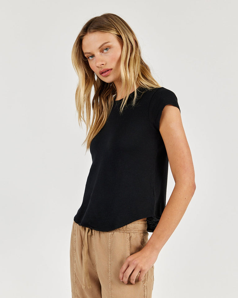 Bella Dahl Baby Crew Tee - Black
