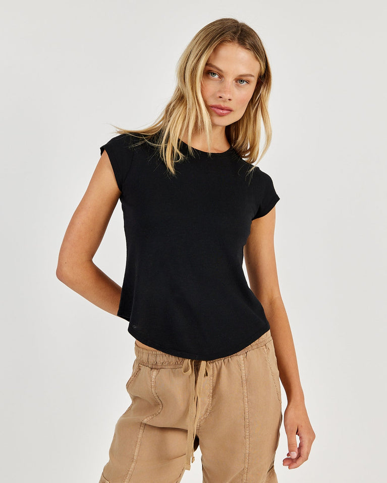 bella dahl Baby Crew Tee - Black