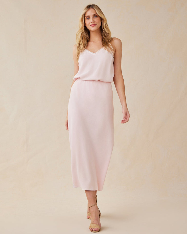 bella dahl Bias Midi Skirt - Petal Pink