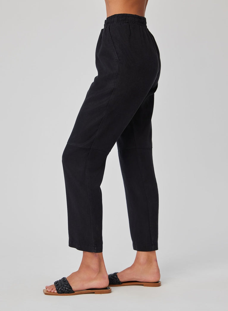 Bella Dahl Camille Track Pant - Black