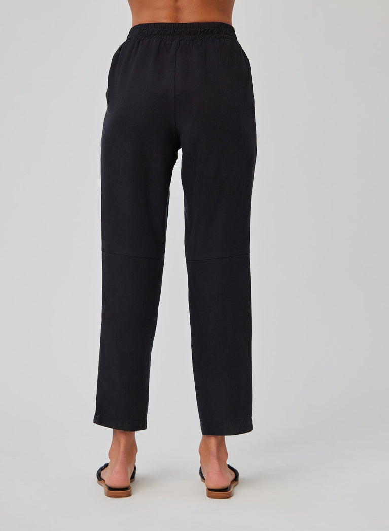 Bella Dahl Camille Track Pant - Black