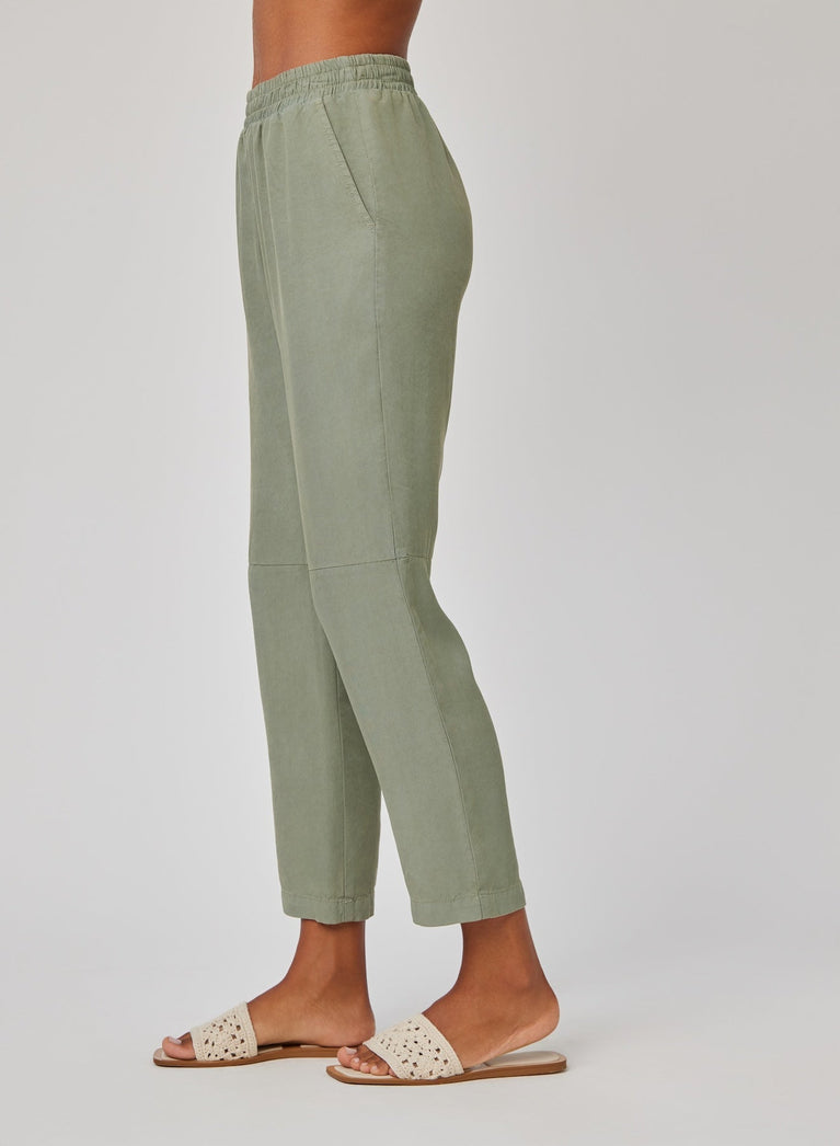 Bella Dahl Camille Track Pant - Clean Sage