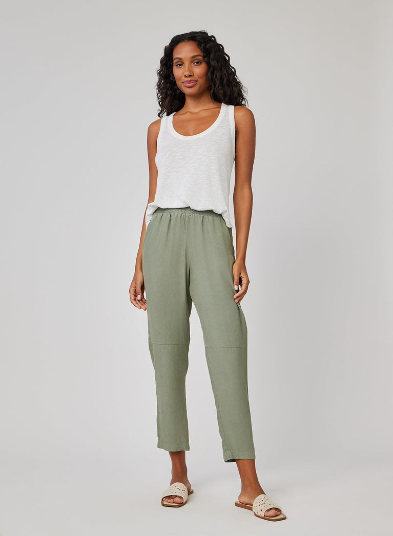 bella dahl Camille Track Pant - Clean Sage