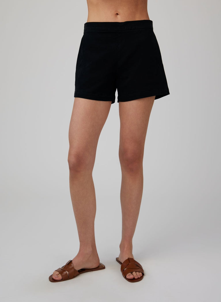 Bella Dahl Catalina Clean Front Short - Black