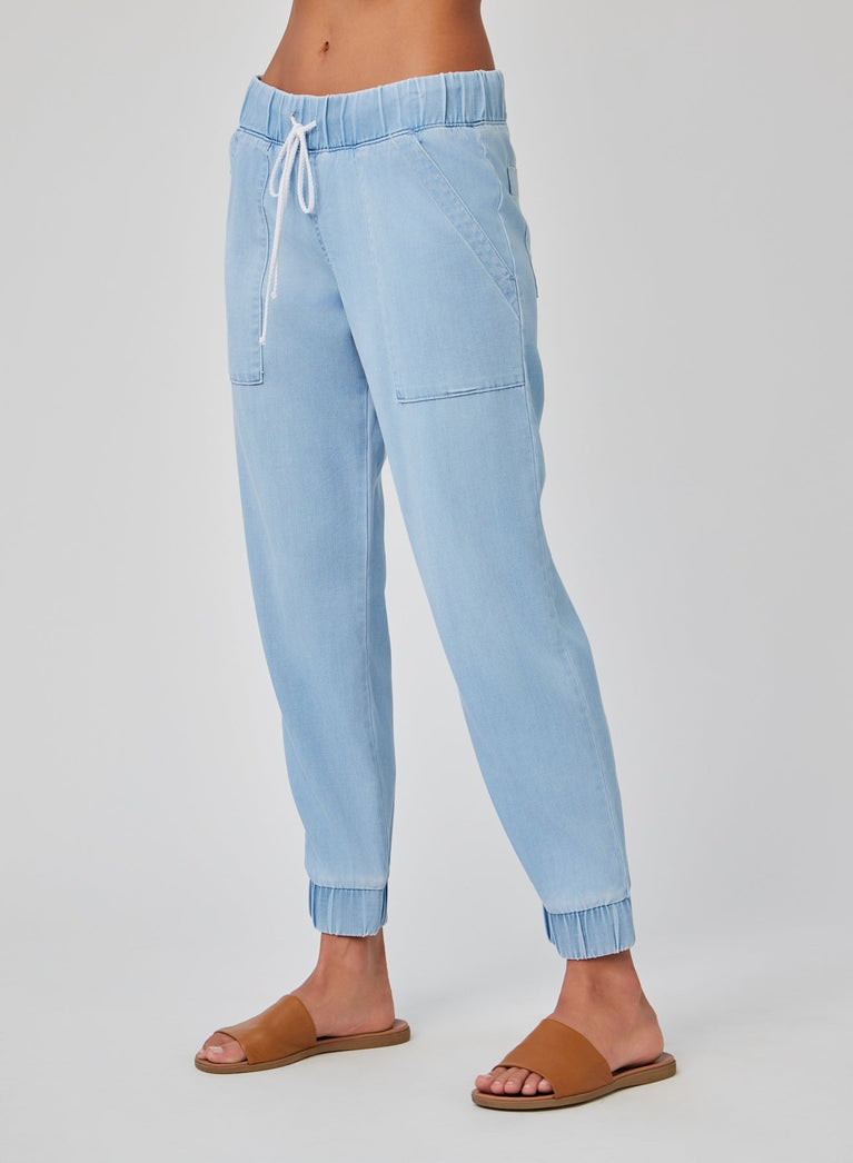 Bella Dahl Chelsea Pocket Jogger - Malibu Mist Wash