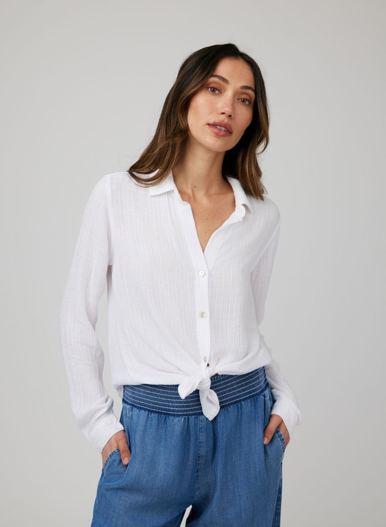 Bella Dahl Classic Button Down - White