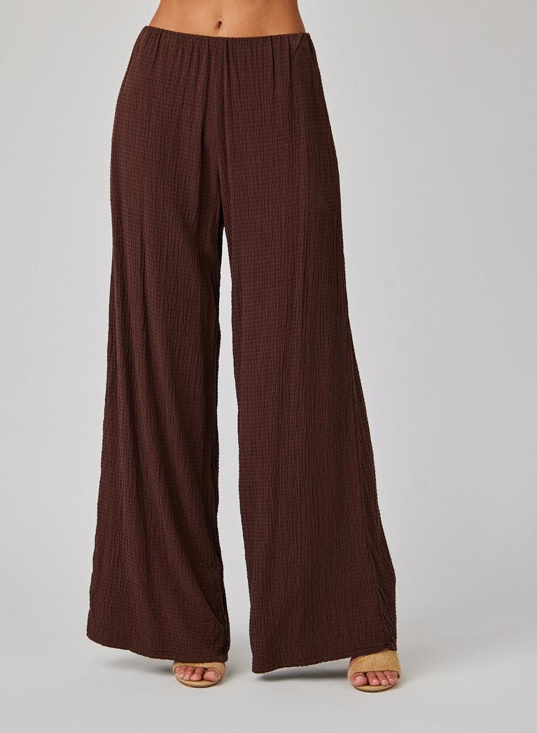Bella Dahl Clean Wide Leg Pant - Chicory Brown