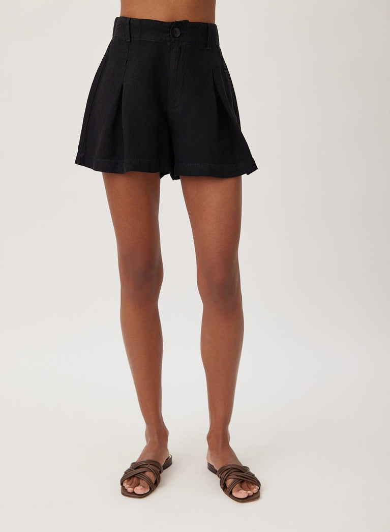 bella dahl Culotte Short - Black