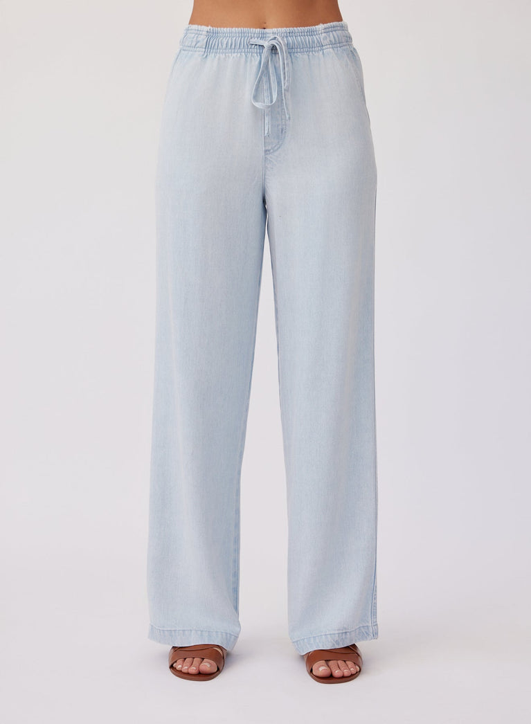 Bella Dahl Drawstring Pant - Oasis Spray Wash