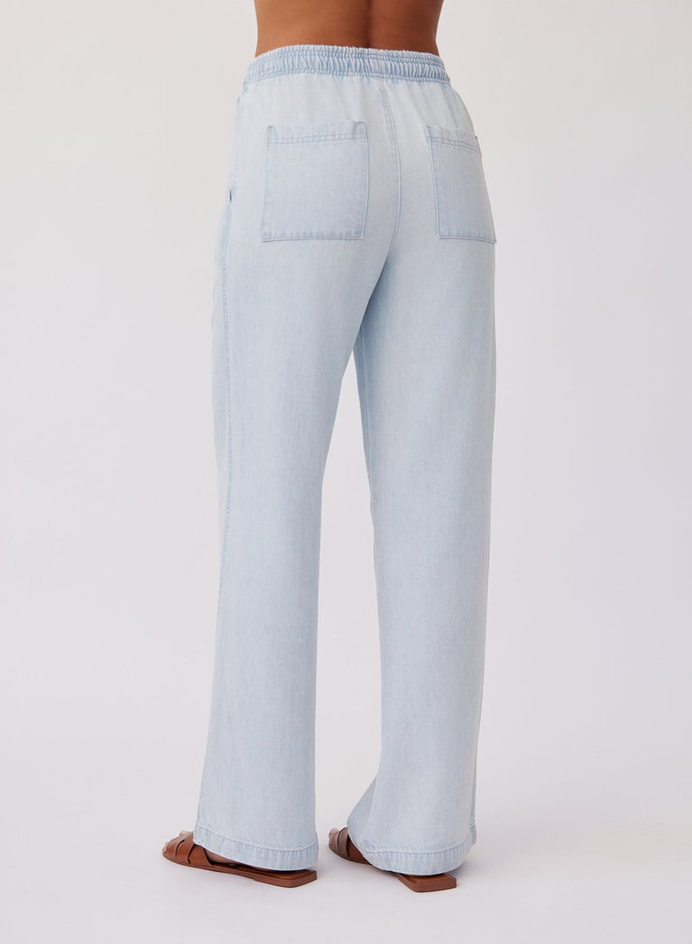 Bella Dahl Drawstring Pant - Oasis Spray Wash