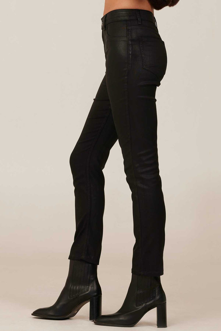 Bella Dahl Lennon Luxe Straight Leg Pants - Black