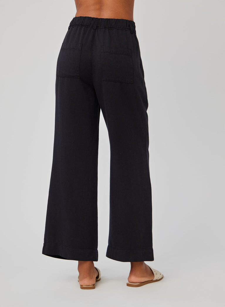 Bella Dahl Marina Pleated Pant - Black