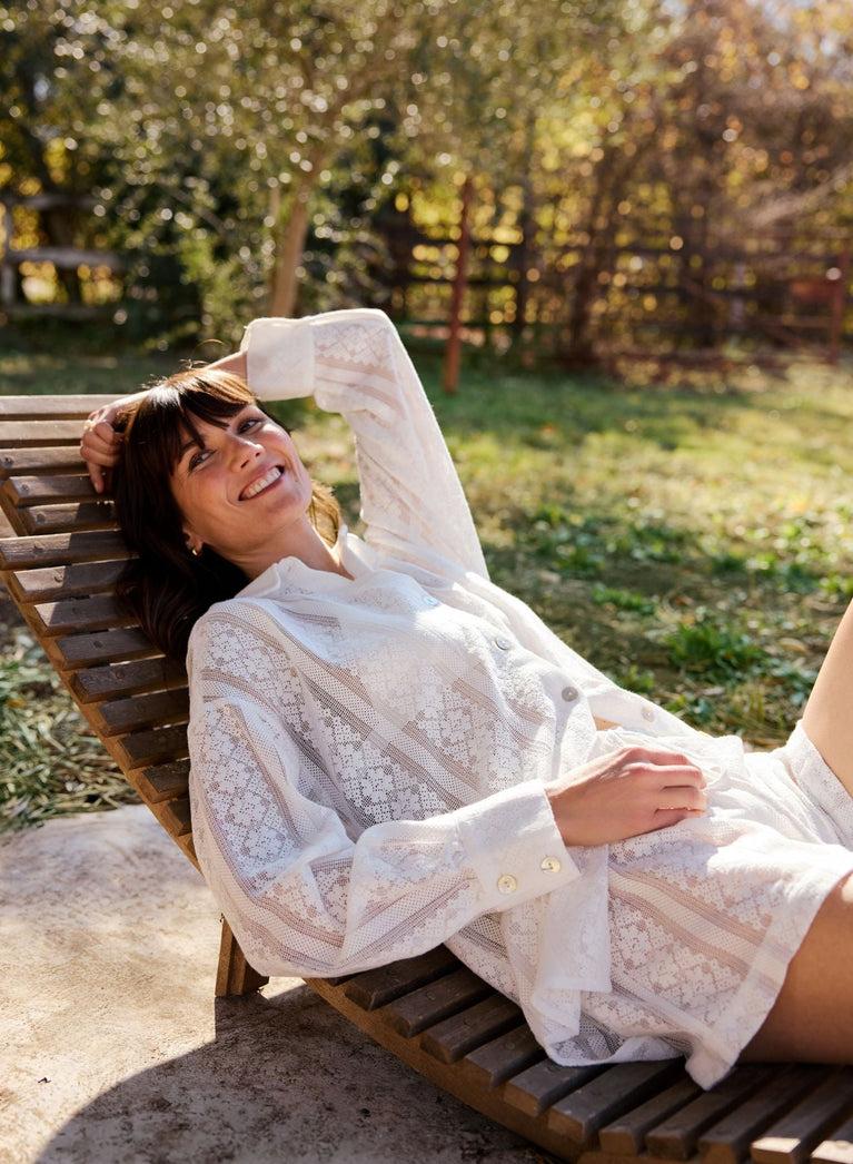 Bella Dahl Oversize Clean Shirt - Off White