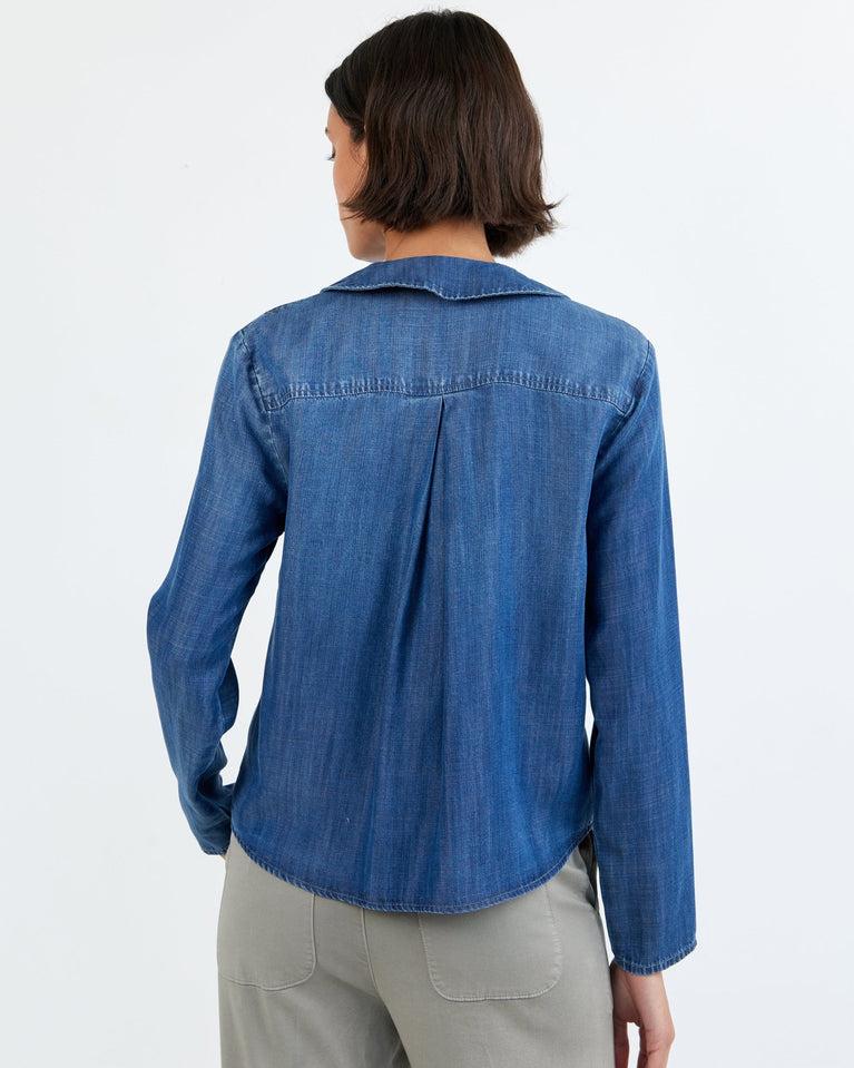 Bella Dahl Oversized Collar Shirt - Moonlit Wash