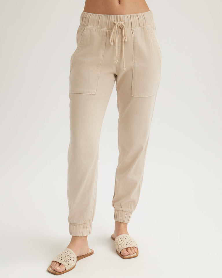 Bella Dahl Pocket Jogger - Linen Sand
