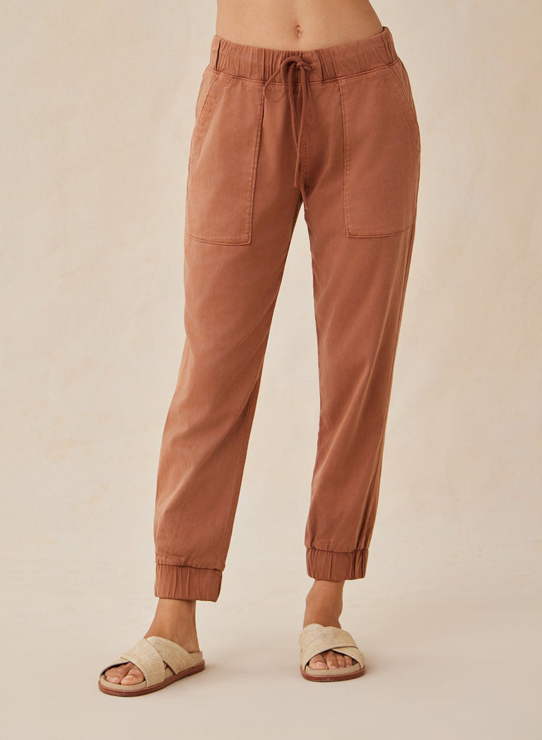 Bella Dahl Pocket Jogger - Terracotta Brown