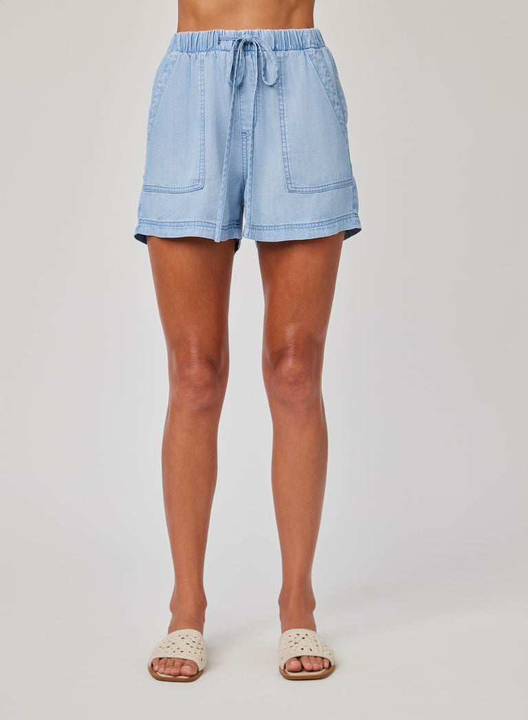 Bella Dahl Pocket Short - Coastal Spray Wash