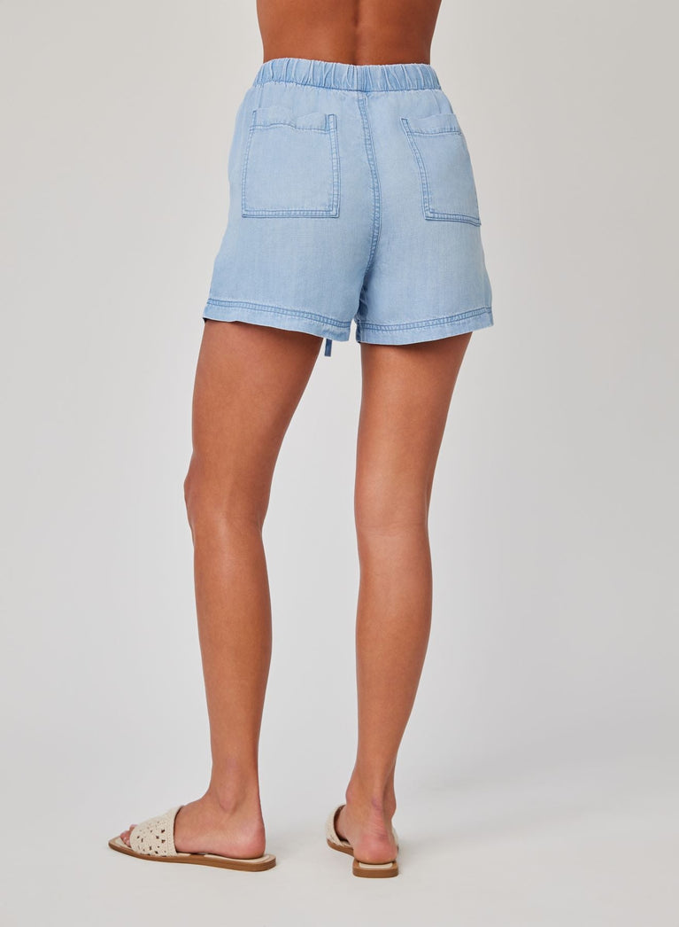Bella Dahl Pocket Short - Coastal Spray Wash