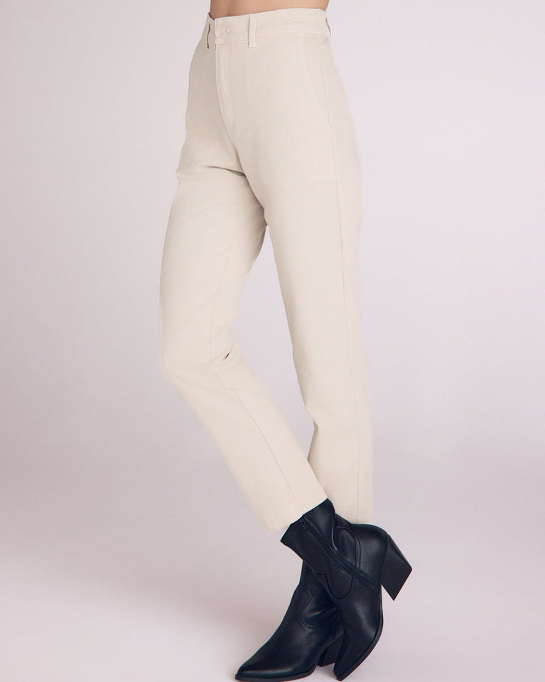 Bella Dahl Sonny Utility Pant - Ivory Stone