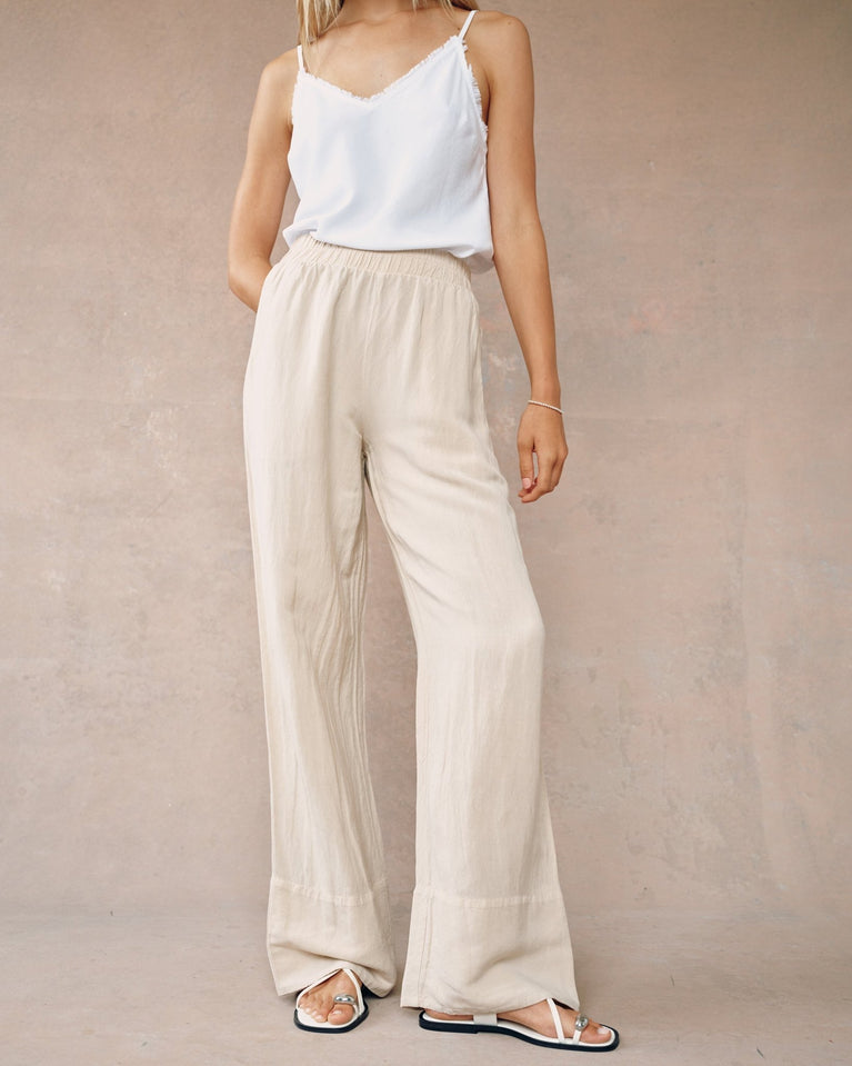 Bella Dahl Wide Leg Pant- Moroccan Sand