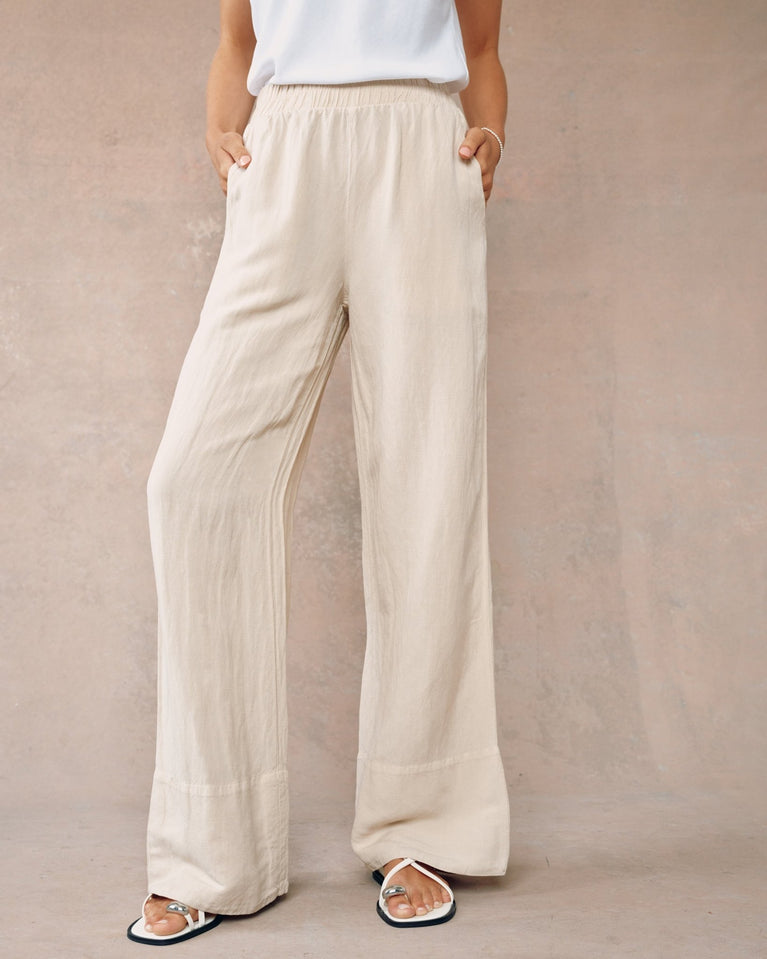 Bella Dahl Wide Leg Pant- Moroccan Sand
