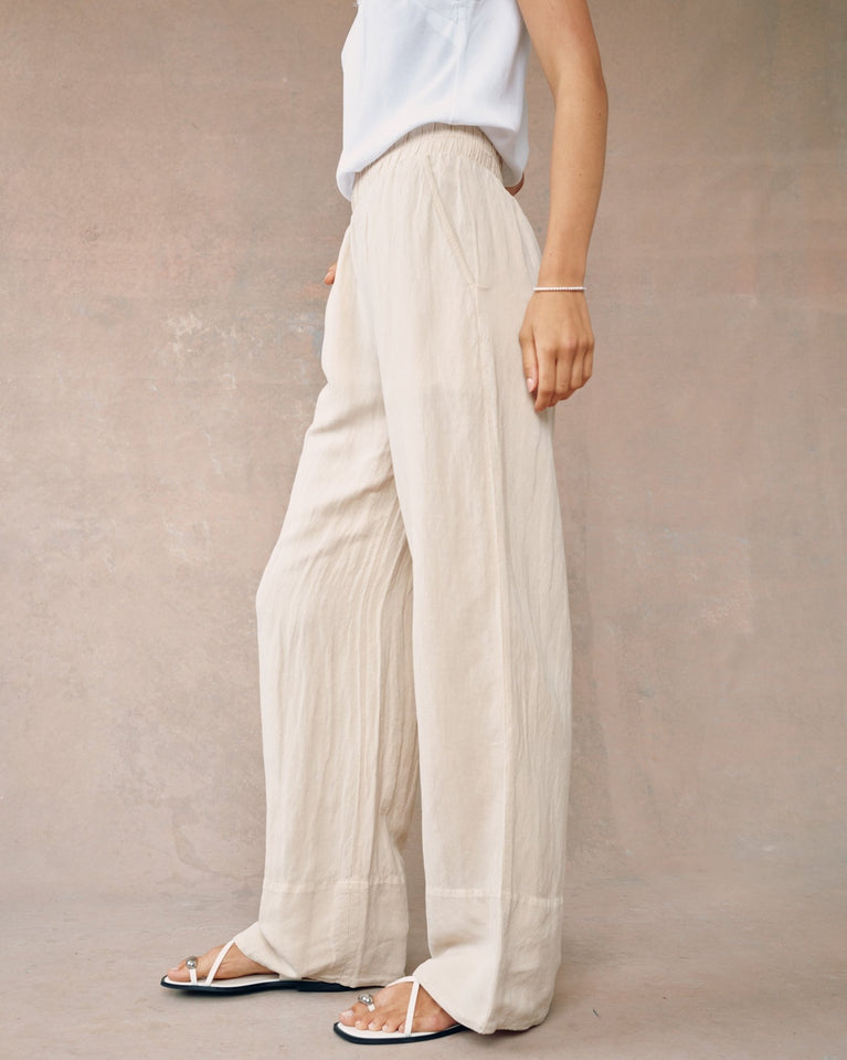 Bella Dahl Wide Leg Pant- Moroccan Sand