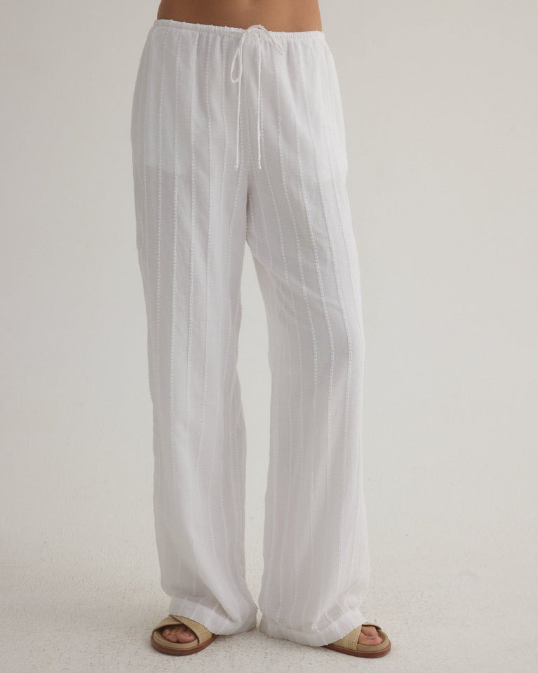 Bella Dahl Wide Leg Pant - White