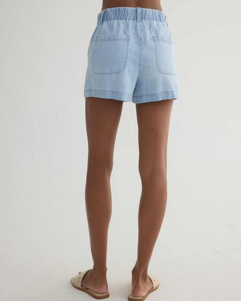 Bella Dahl Elle Playa Trouser Short - Coastal Capri Wash