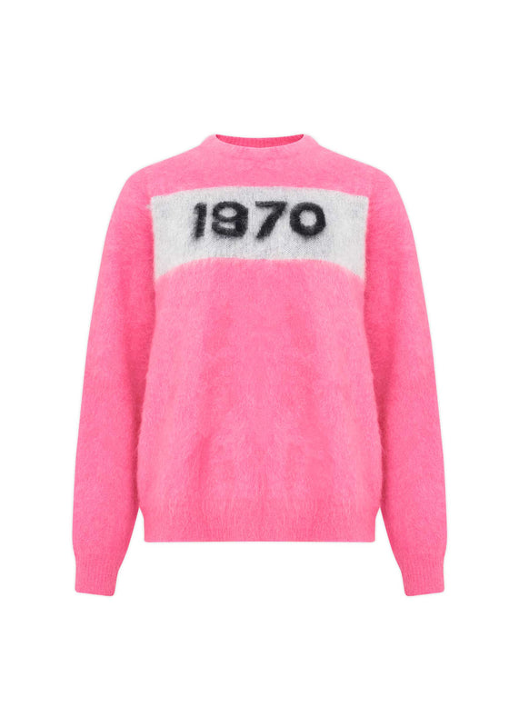 bella freud 1970 Mohair Jumper in Flamingo Pink