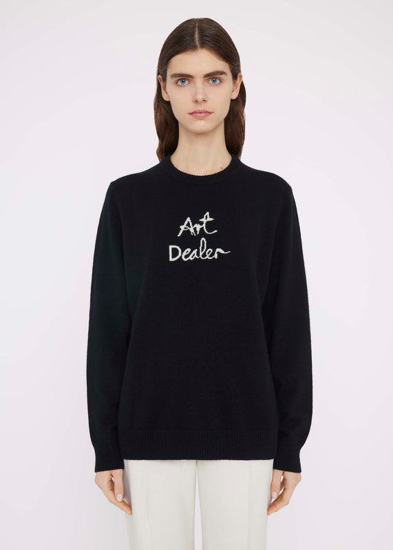 Bella Freud ART DEALER JUMPER | BLACK | XS – Bella Freud