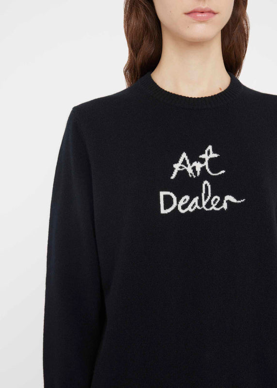 Bella Freud ART DEALER JUMPER | BLACK | XS – Bella Freud
