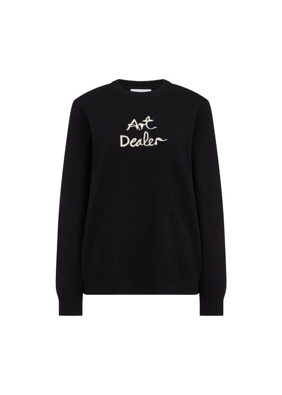 bella freud ART DEALER JUMPER | BLACK | XS – Bella Freud