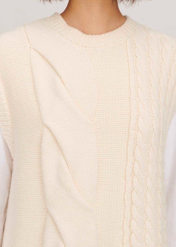 Bella Freud Bella Freud Cable Vest L Bella Freud