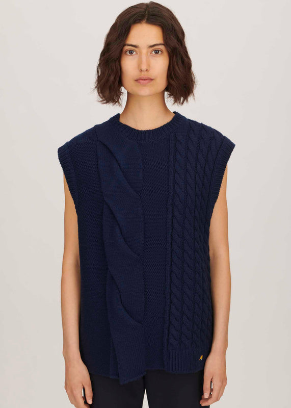 Bella Freud Bella Freud Cable Vest L Bella Freud