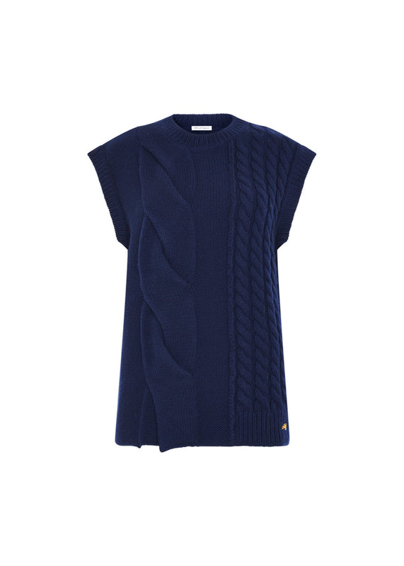 bella freud Bella Freud Cable Vest l Bella Freud