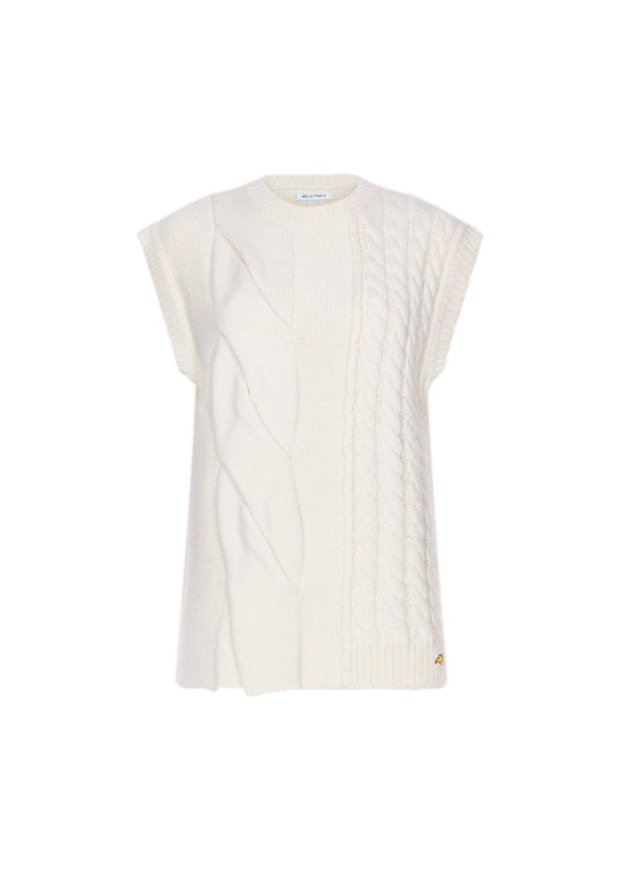 bella freud Bella Freud Cable Vest l Bella Freud