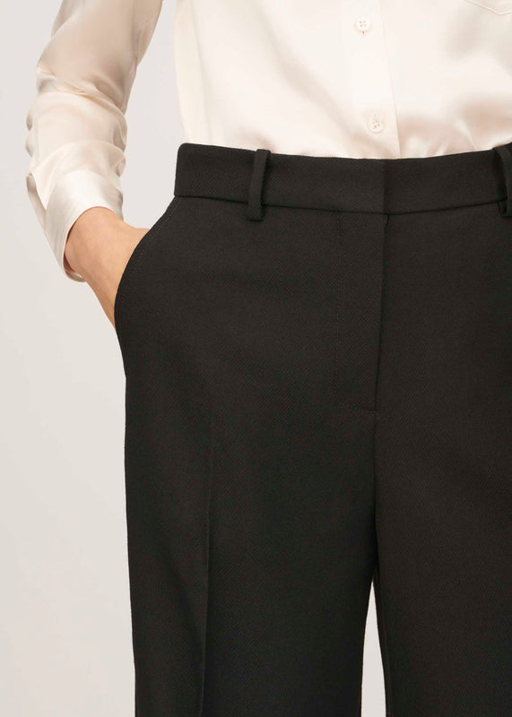 Bella Freud Cavalry Twill Bianca Trouser In Black