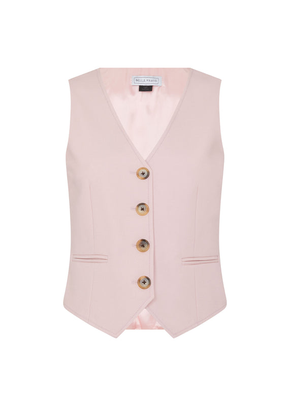 bella freud Cavalry Twill Chrissie Waistcoat