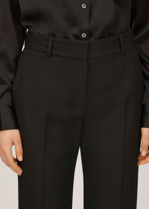 Bella Freud Cavalry Twill David Trouser In Black